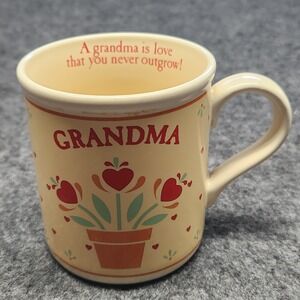 Vintage American Greetings 1987 Grandma Coffee Mug Country Cottagecore Granny